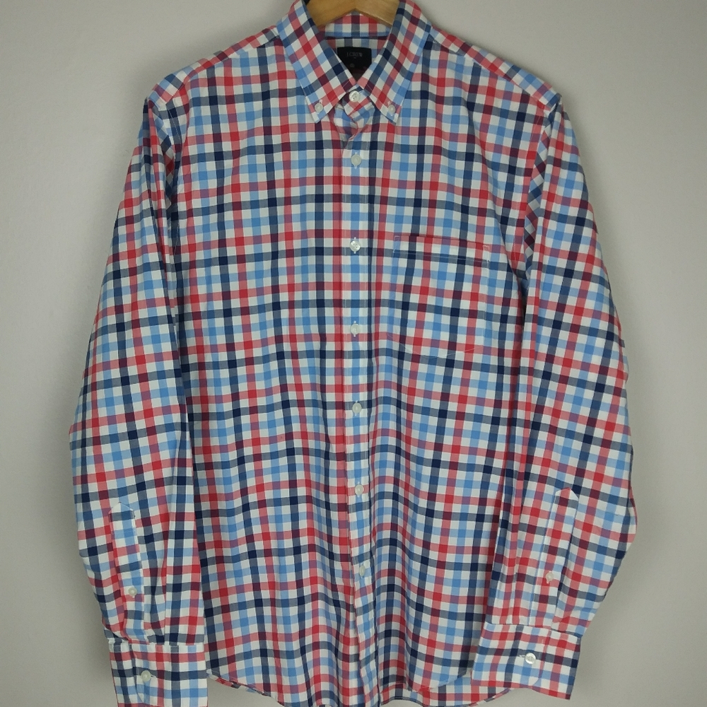 J. Crew Mens Button Down Long Sleeve Size M